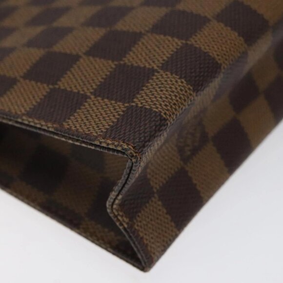LOUIS VUITTON Damier Ebene Posh Toilette 26 Pouch N47543 LV Auth 120246 - Picture 4 of 16